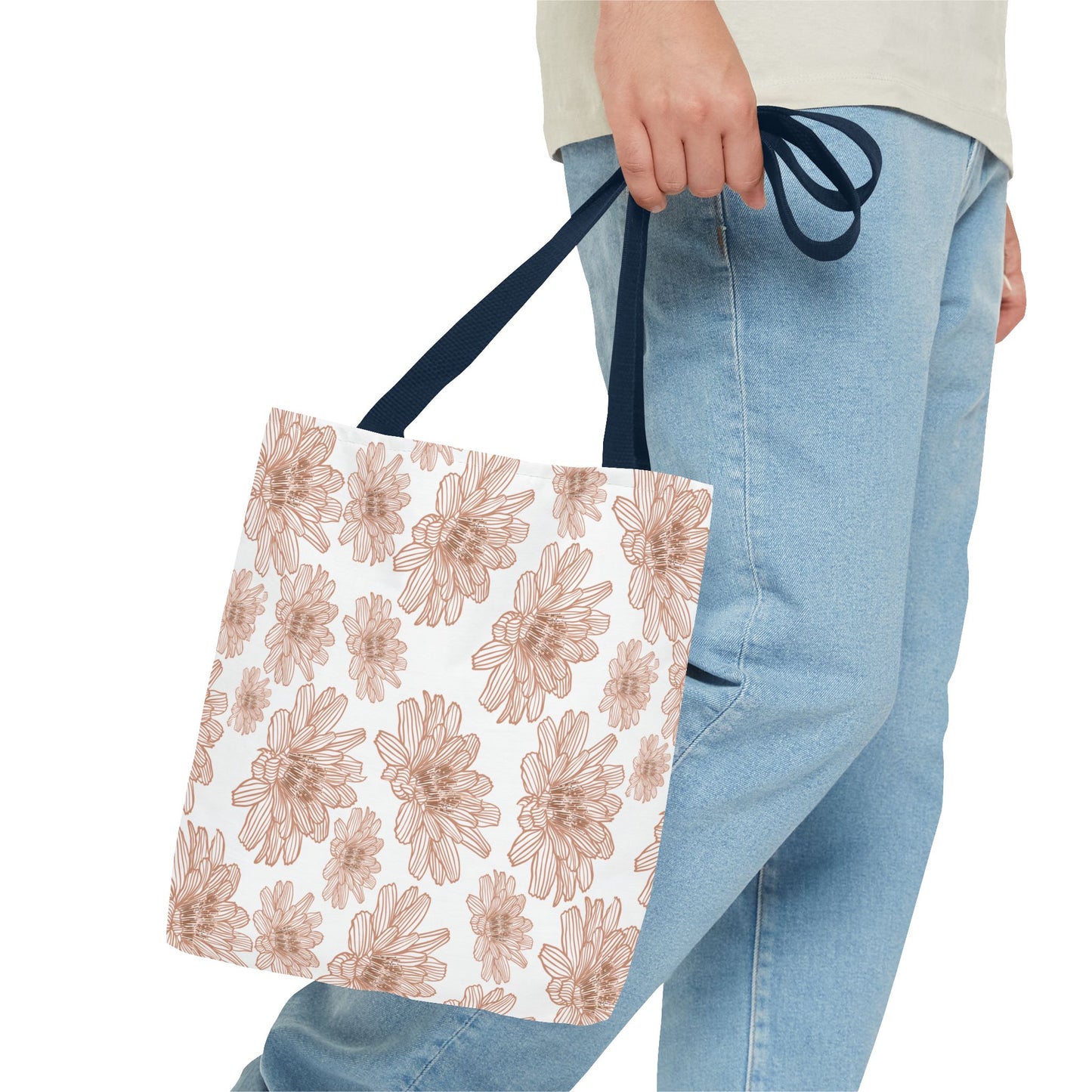 Floral Tote Bag | Stylish Reusable Shopping Bag | Eco-Friendly Gift | Beach, Gym, Grocery, Travel, Market
