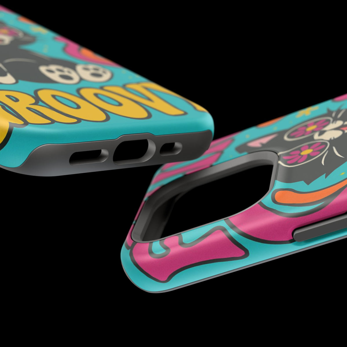 Groovy Cat Magnetic Impact-Resistant Phone Case