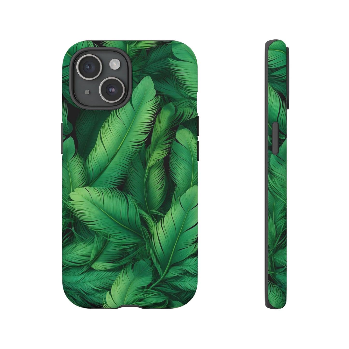 Tough Cases - Tropical Leaf Phone Case, Nature-inspired, Phone Accessory, Gift for Her, Jungle Theme, Eco-Friendly