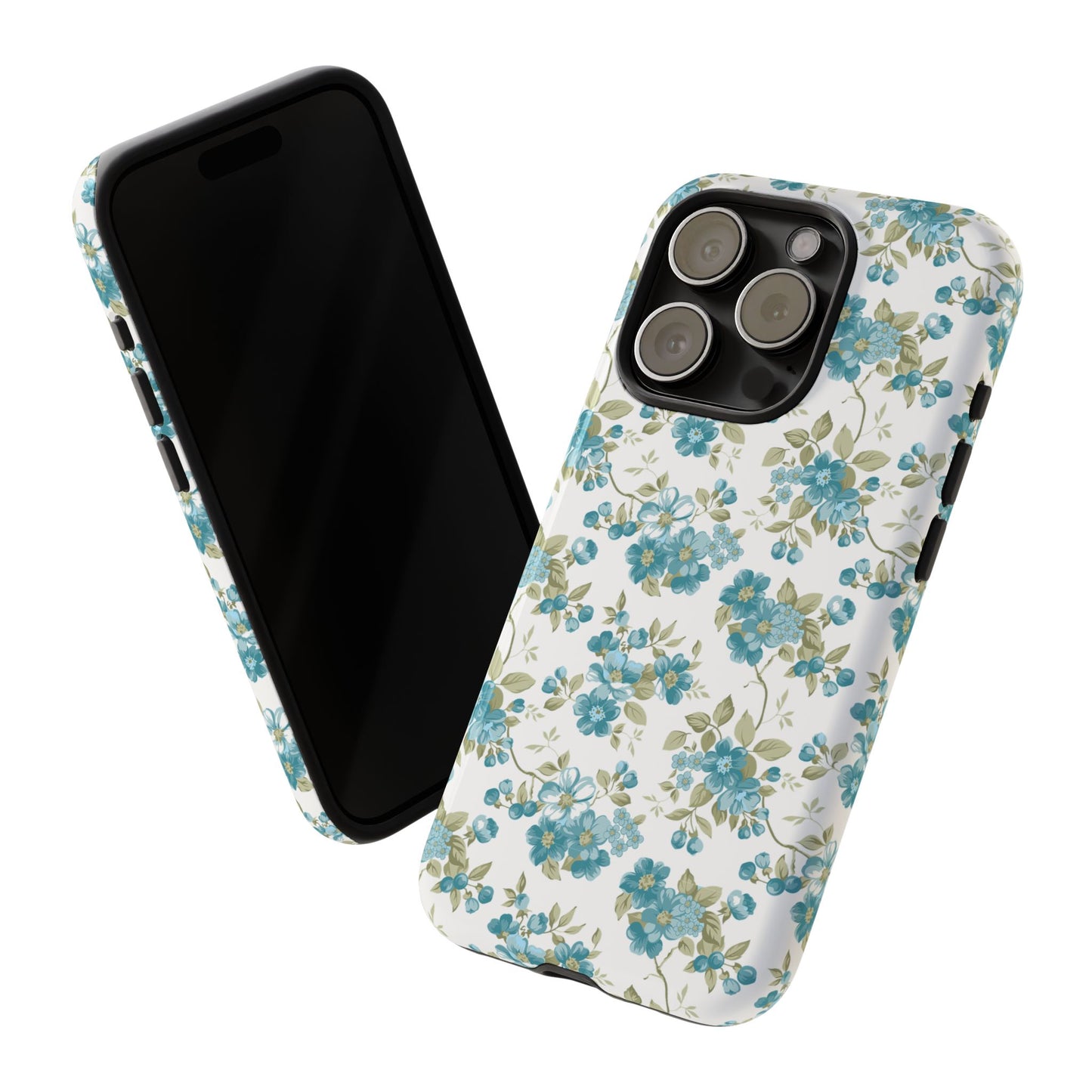 Floral Phone Case - Tough Cases, Durable Phone Cover, Cute Floral Design, Gift for Her, Trendy Phone Accessory, Spring Style