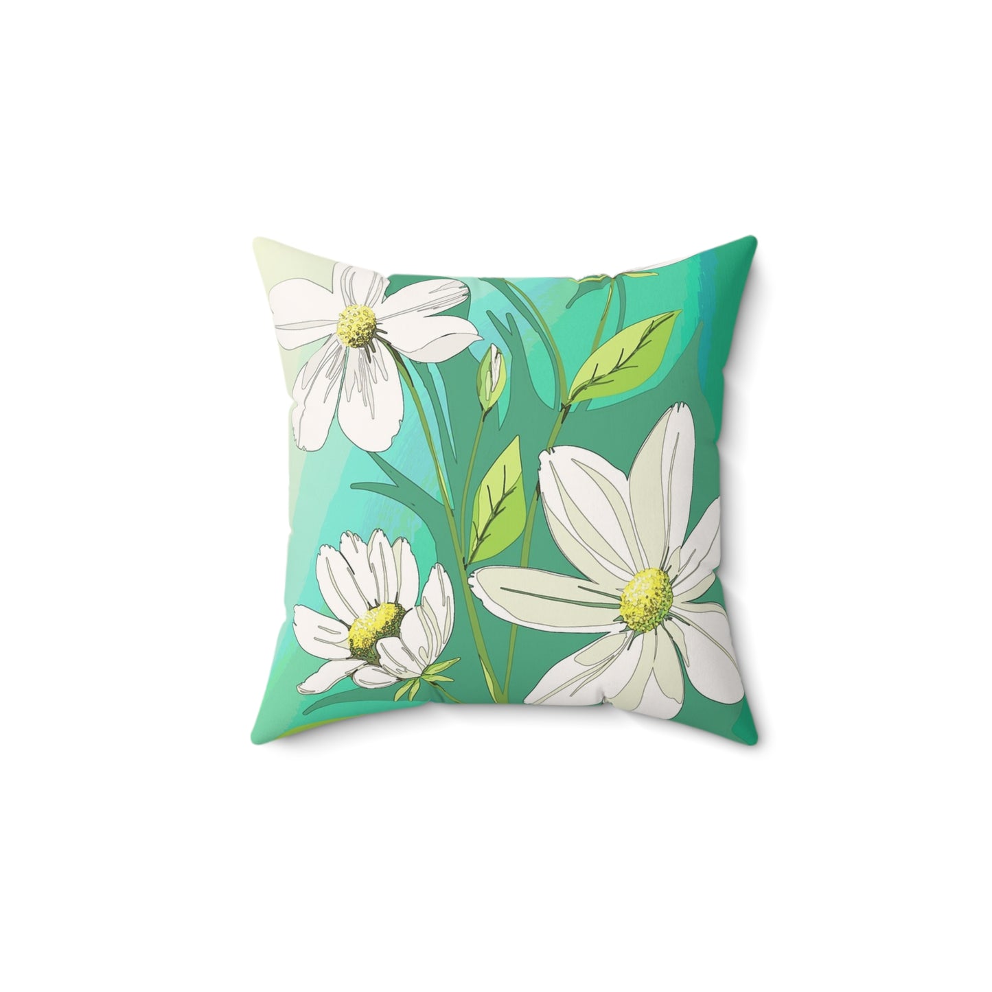Spun Polyester Square Pillow