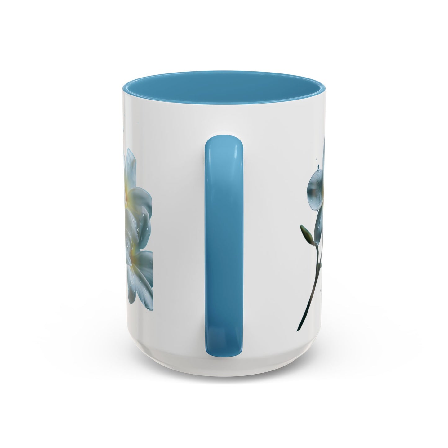 Floral Accent Coffee Mug