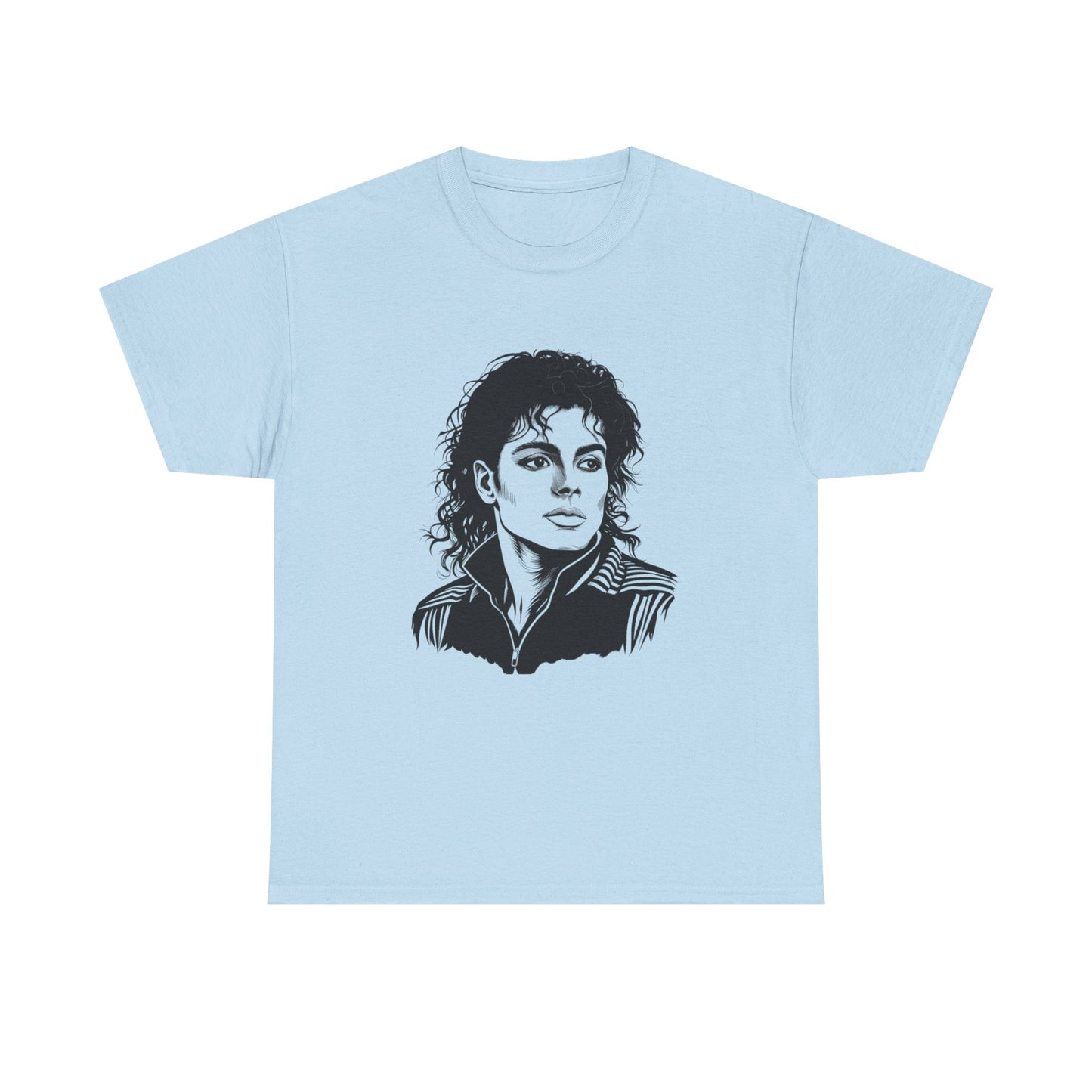 Michael Inspired Unisex Heavy Cotton Tee, Vintage Style Shirt, Retro Graphic Tee, Music Lover Gift, Unisex Casual Wear