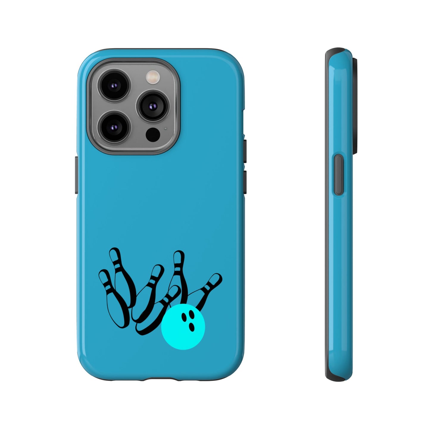 Bowling Phone Case, Tough Cases for Bowling Enthusiasts, Fun Gift for Bowlers, Unique Phone Accessory, Sports Themed Cases