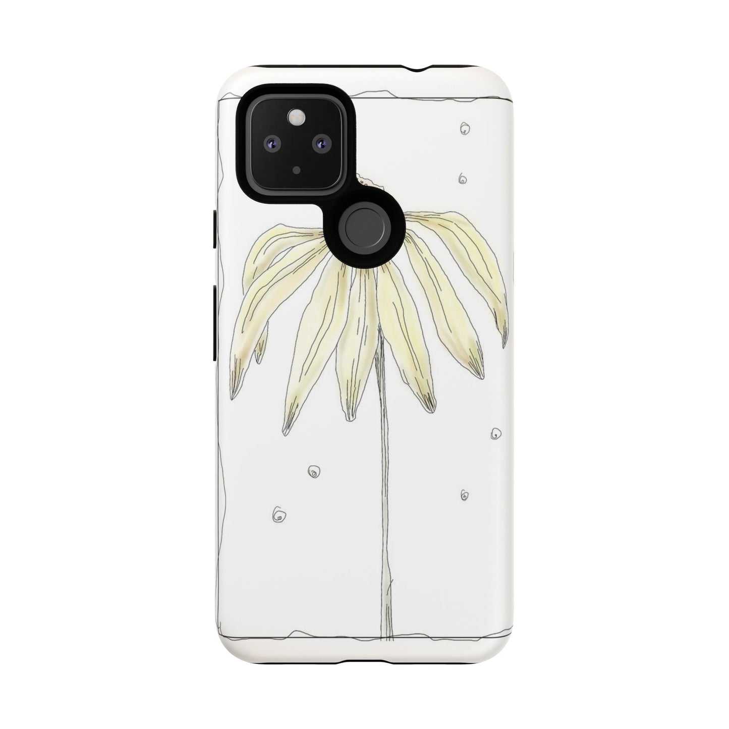 Flower Phone Case with Delicate Design, Tough Phone Cover, Nature Lover Gift, Floral Tech Accessory, Stylish Phone Protection