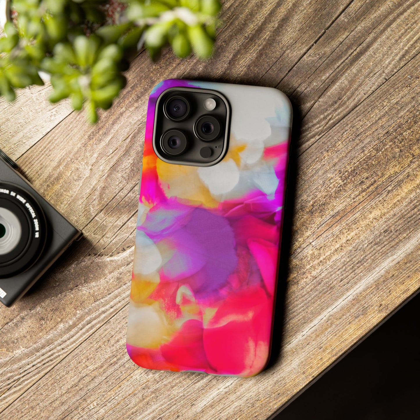 Floral Phone Case: Stylish Art for Your Device, Tough Cases, Gift for Her, Flower Print, Trendy Accessories, Phone Protection