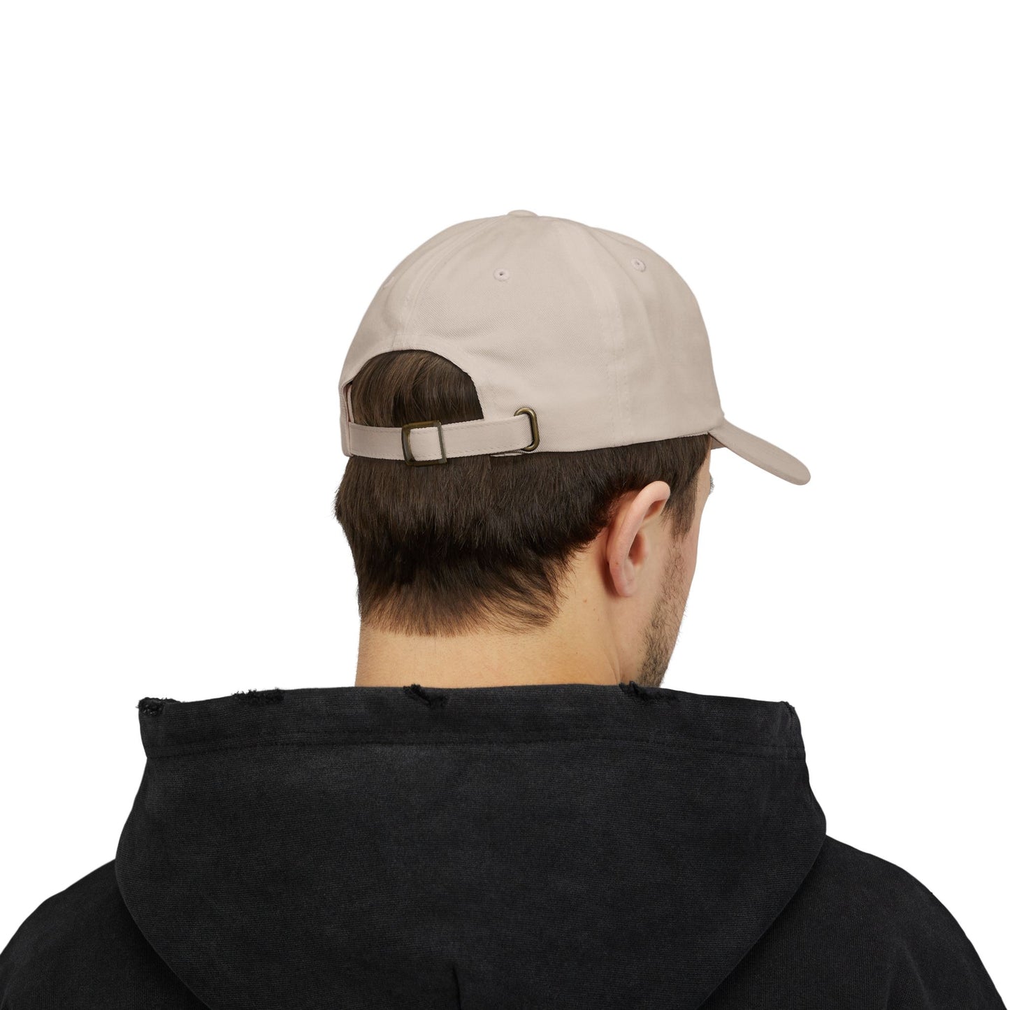 White Embroidered Classic Dad Cap - Casual Vintage Style, Perfect Gift for Father's Day, Summer Outings, Everyday Wear, Trendy Accessory