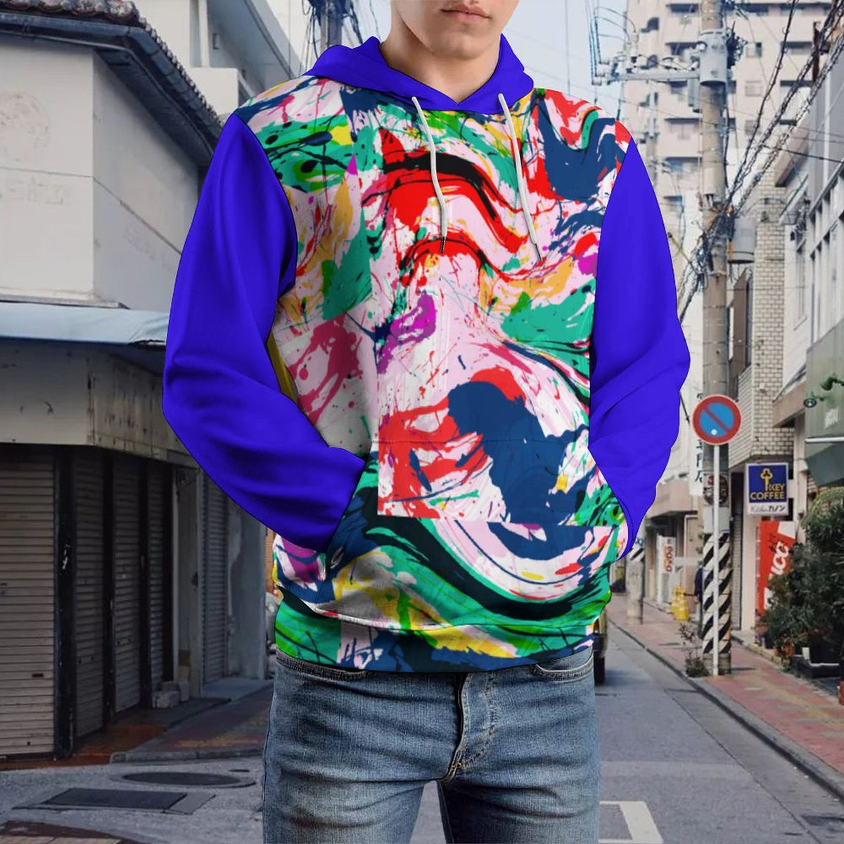 Custom Design Cool Hoodie with Double-layer Cap