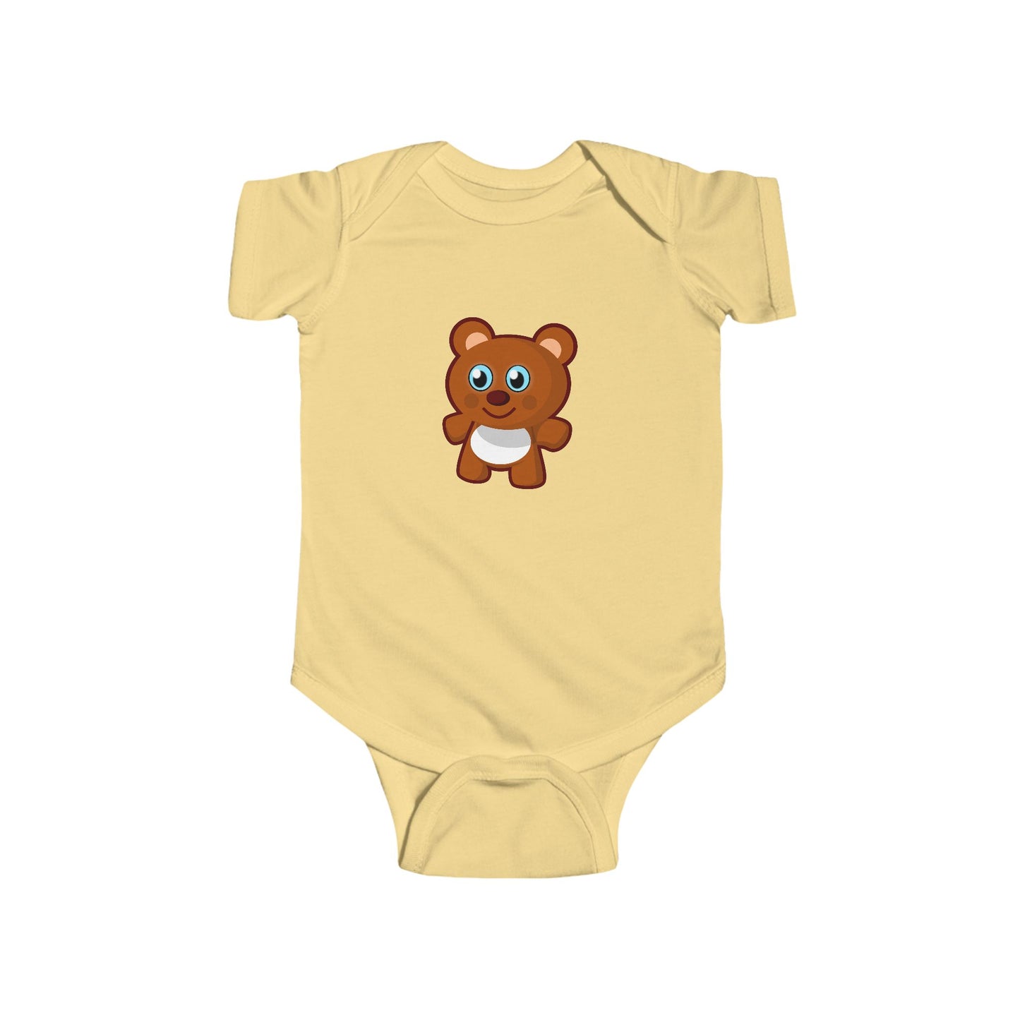 Adorable Bear Character Infant Bodysuit, Cute Baby Outfit, Baby Shower Gift, Toddler Clothing, Newborn Onesie, Fun Playtime Wear
