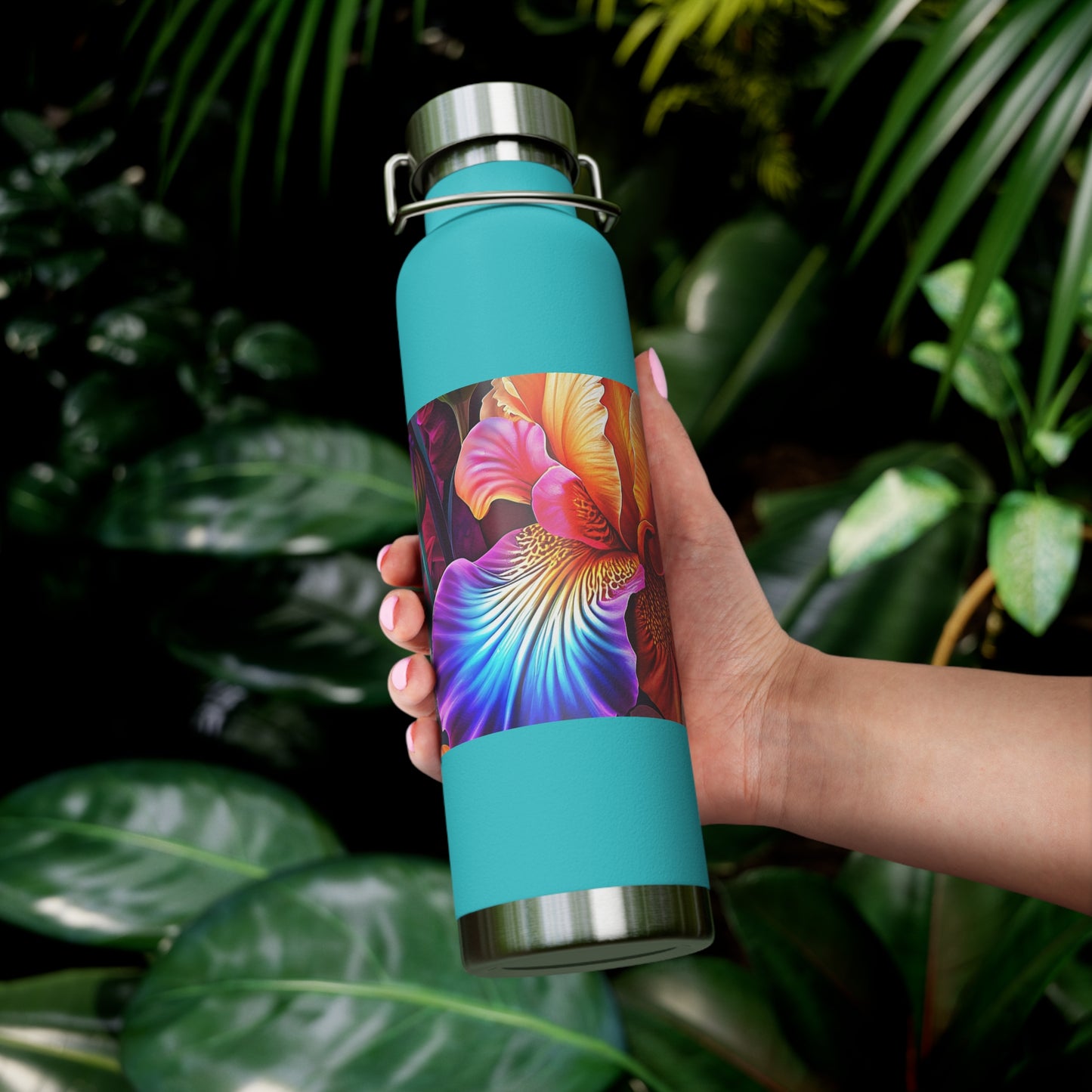 Astrological Copper Insulated Bottle, Cosmic Travel Mug, Horoscope Water Bottle, Starry Flask, Unique Gift for Astrology Lovers
