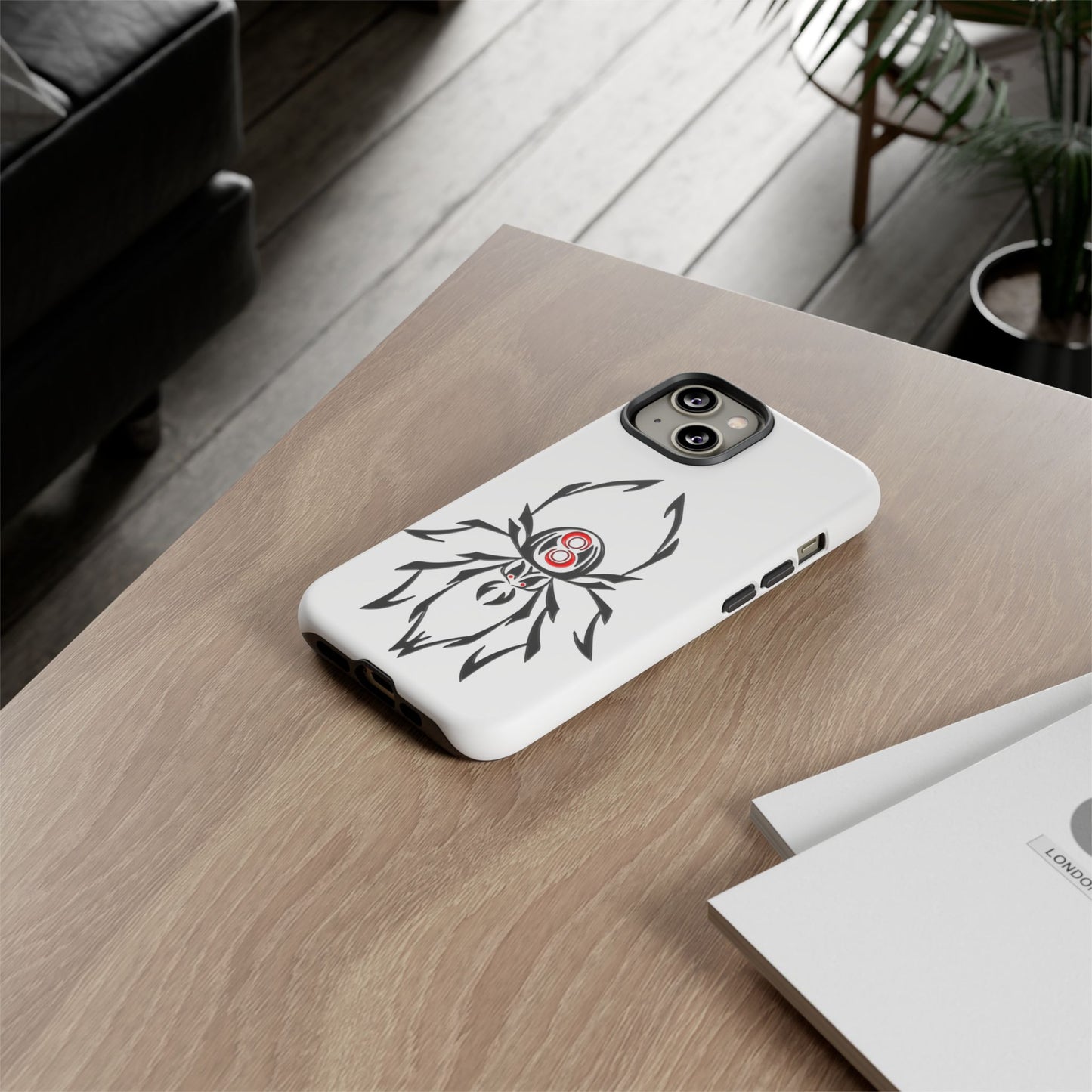 Spider Phone Case, Tough Cases, Stylish Accessory, Gift for Teens, Unique Design, Halloween Decor