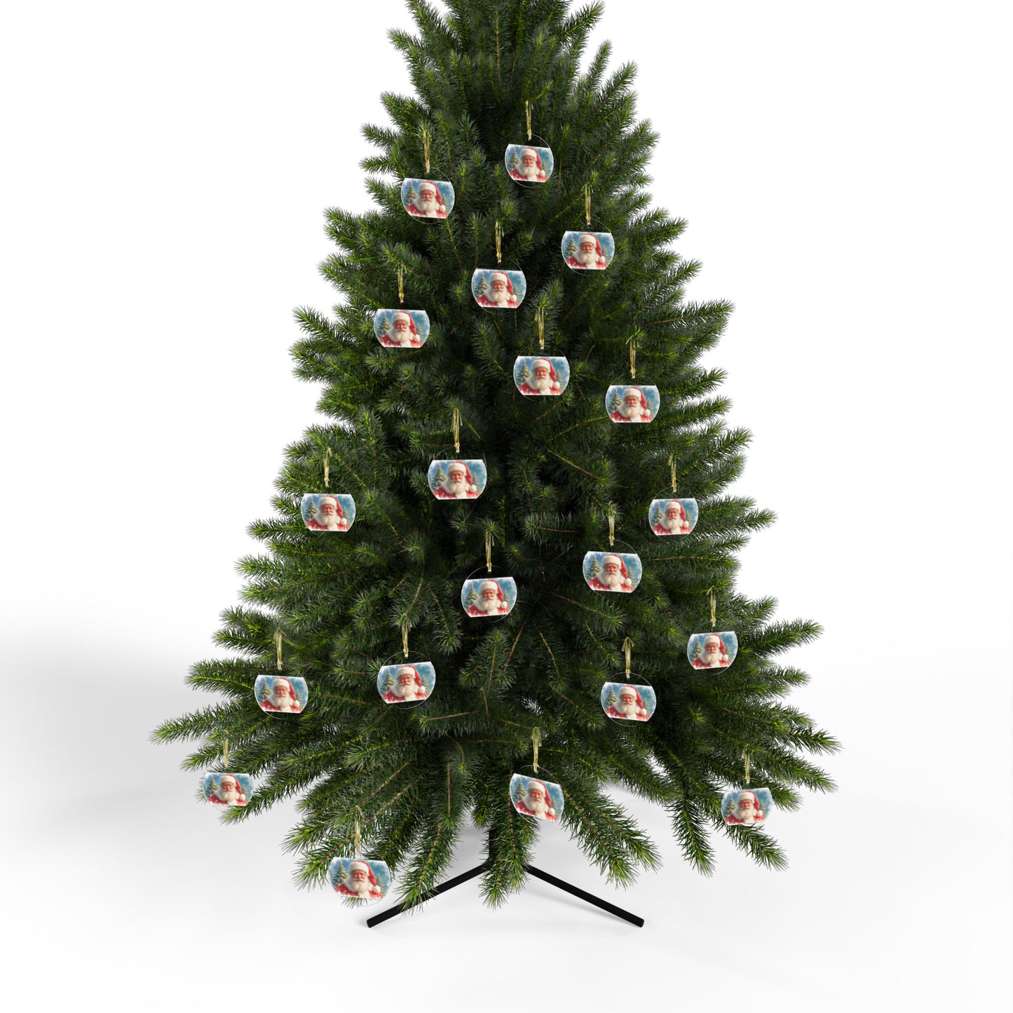 Santa Claus Acrylic Ornaments - Holiday Decor, Christmas Tree Ornament, Gift for Kids, Festive Celebration, Winter Wonderland Decoration