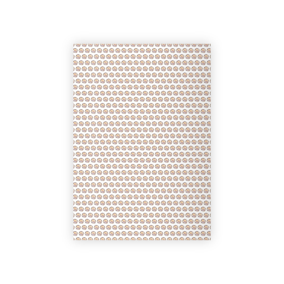 Neutral Leopard Print Gift Wrap Roll — Modern Safari Animal Pattern Wrapping Paper