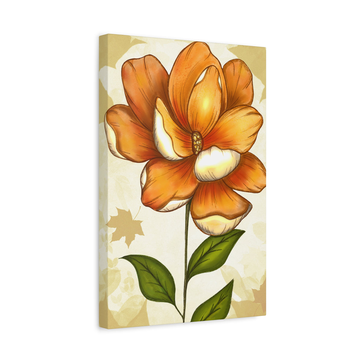 Copy of Matte Canvas, Stretched, 1.25" Tulips Pink and Purple Flowers