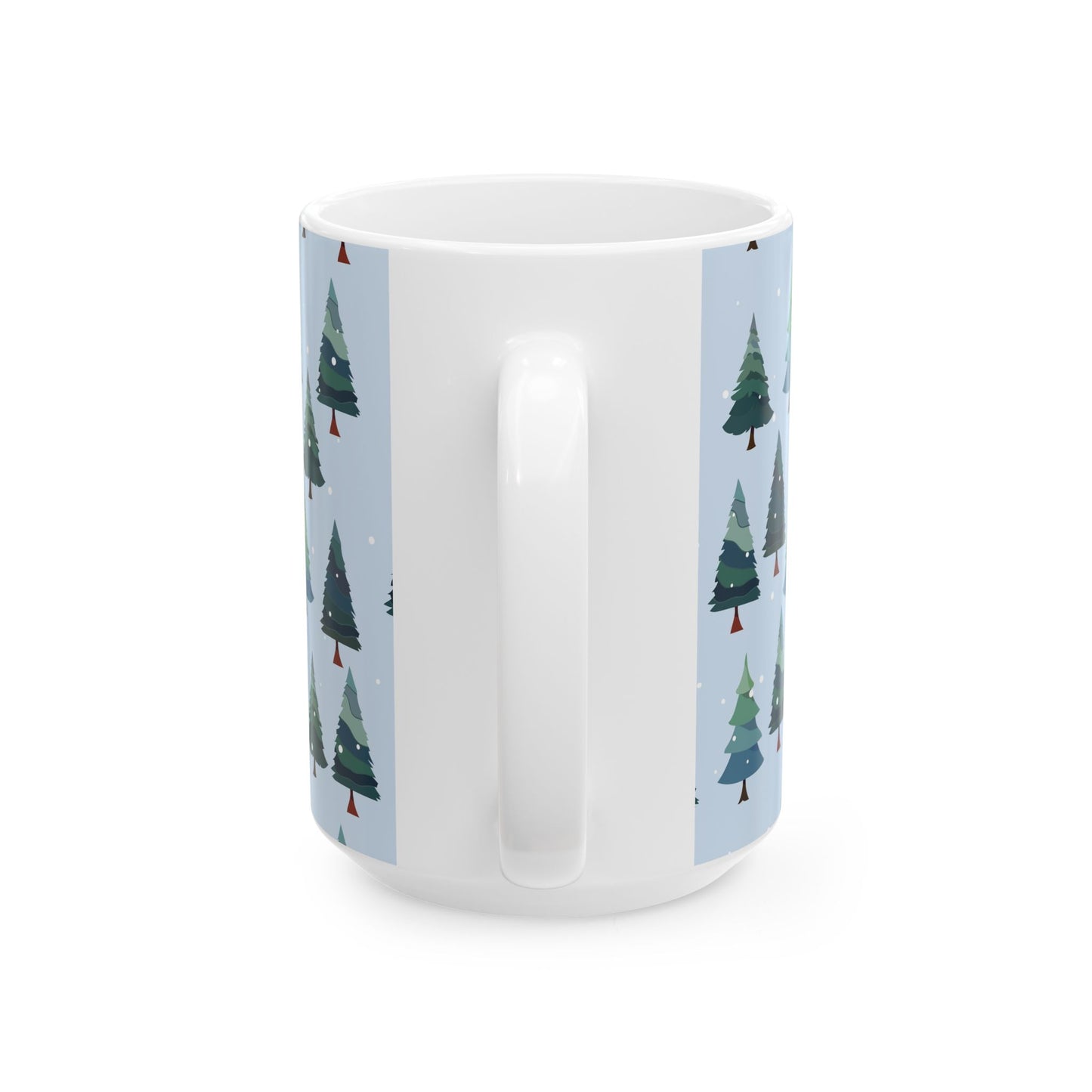 Winter Wonderland Ceramic Mug | Cozy Coffee Cup for Holiday Cheer, Christmas Gift, Nature Lover, Tea Mug, Seasonal Decor