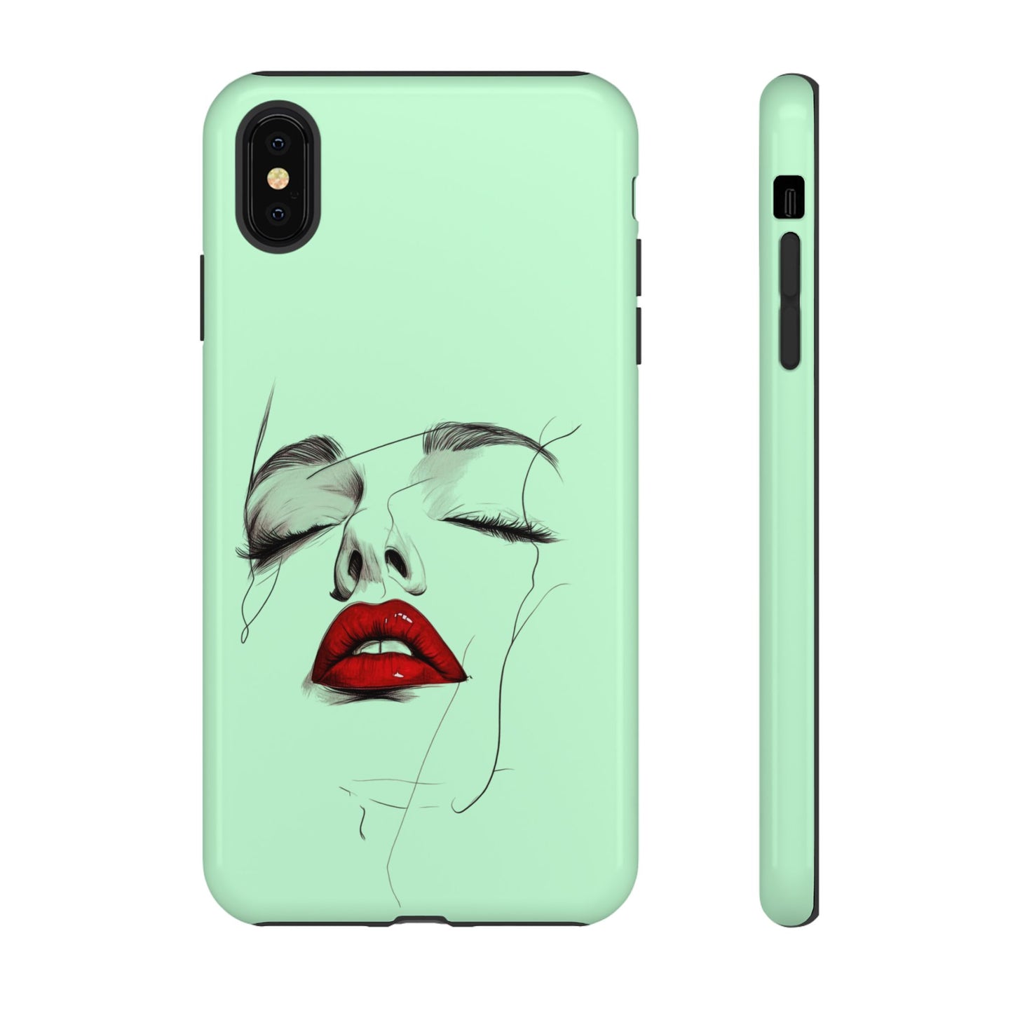 Stylish Phone Case, Artistic Phone Cover, Trendy Tech Accessory, Unique Cell Phone Protector, Gift for Her, Modern Aesthetic
