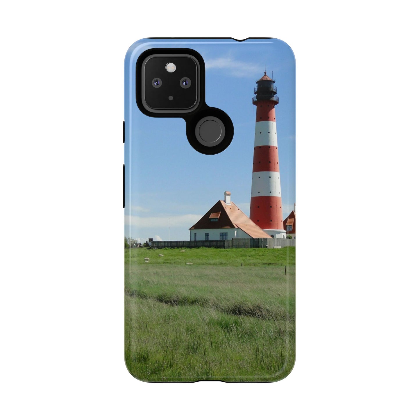 Lighthouse Phone Case - Coastal Vibes, Nautical Gift, Ocean Lover Accessory, Beach Aesthetic, Customizable Design
