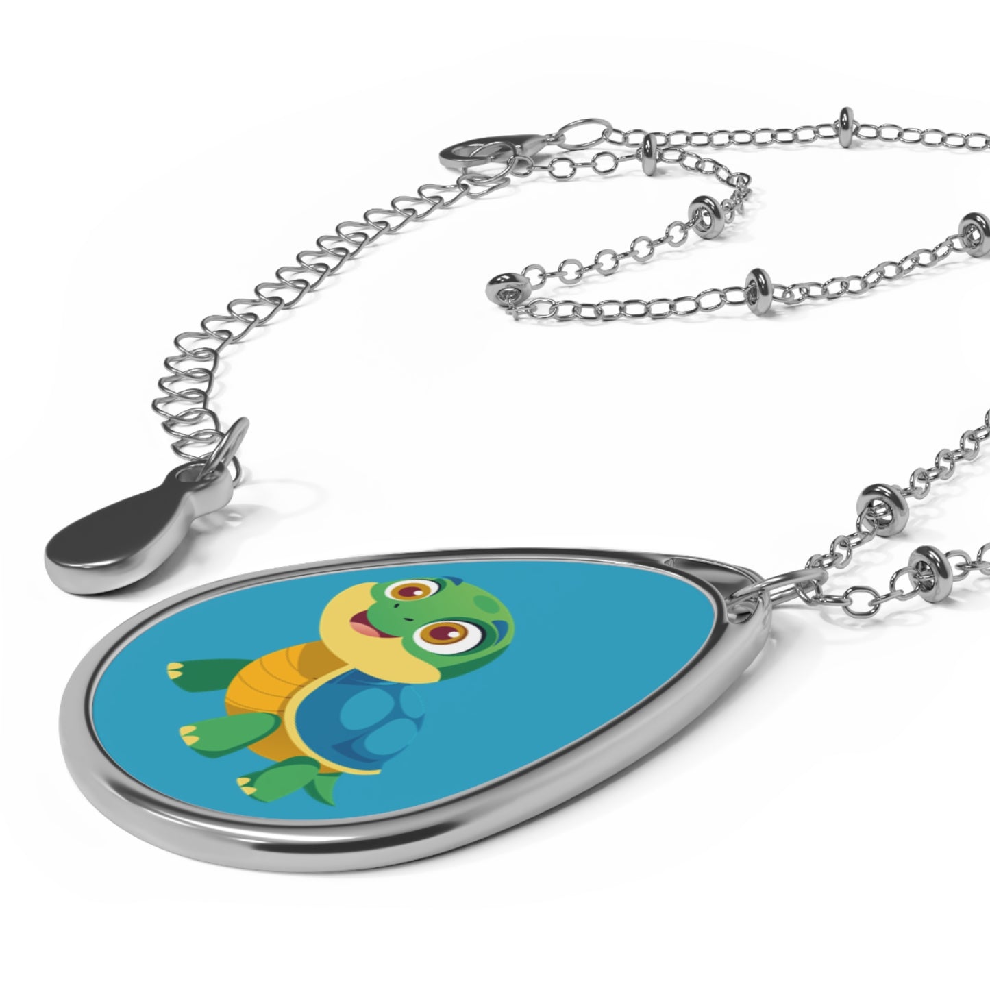 Kids' Turtle Necklace, Cute Animal Jewelry, Gift for Children, Birthday