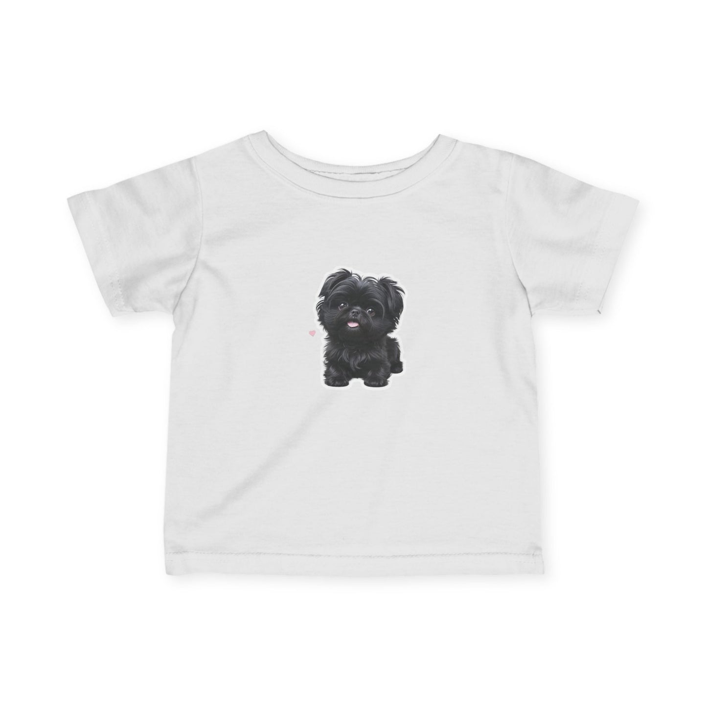 Cute Puppy Infant T-Shirt | Adorable Baby Tee for Dog Lovers | Perfect for Newborns, Birthdays, Baby Showers, Photo Ops