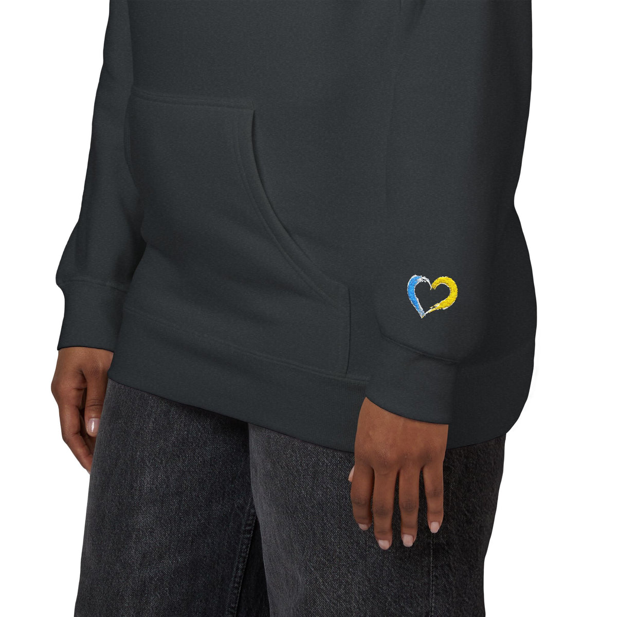 Colorful Heart Unisex Fleece Hoodie | Cozy Gift for Friends, Valentine's Day, Anniversary, Casual Wear, Spring Fashion