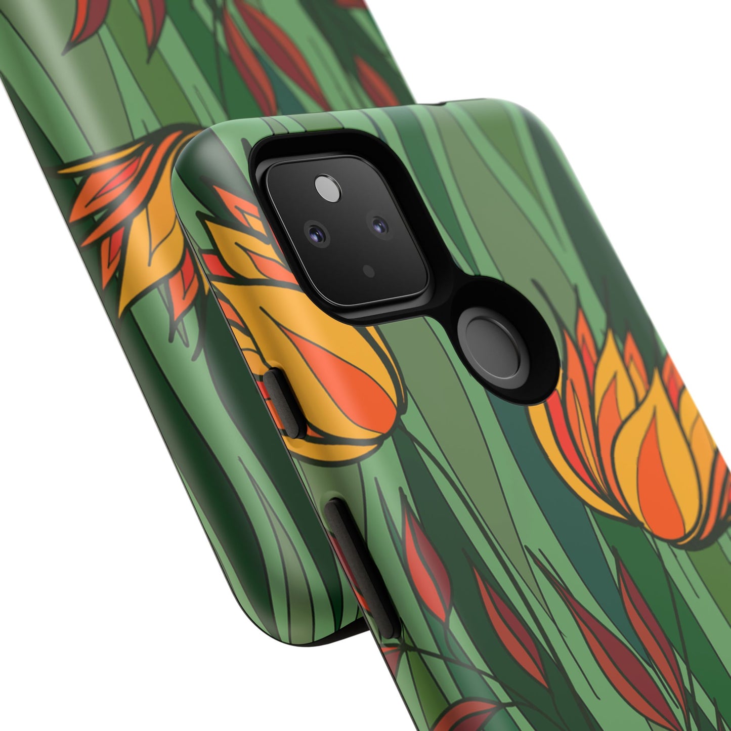 Vibrant Floral Phone Case, Nature-Inspired Tough Case, Eco-Friendly Cover, Unique Gift for Nature Lovers, Spring Decor