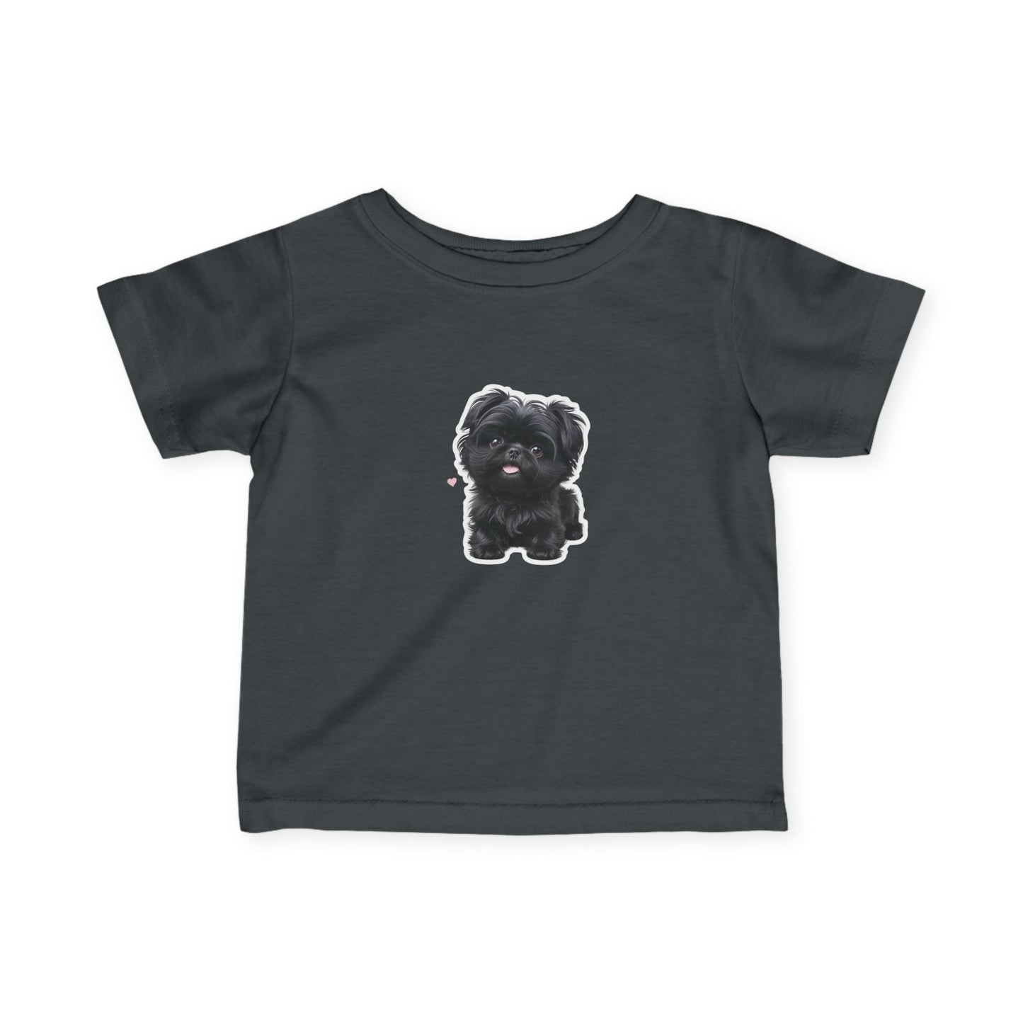 Cute Puppy Infant T-Shirt | Adorable Baby Tee for Dog Lovers | Perfect for Newborns, Birthdays, Baby Showers, Photo Ops