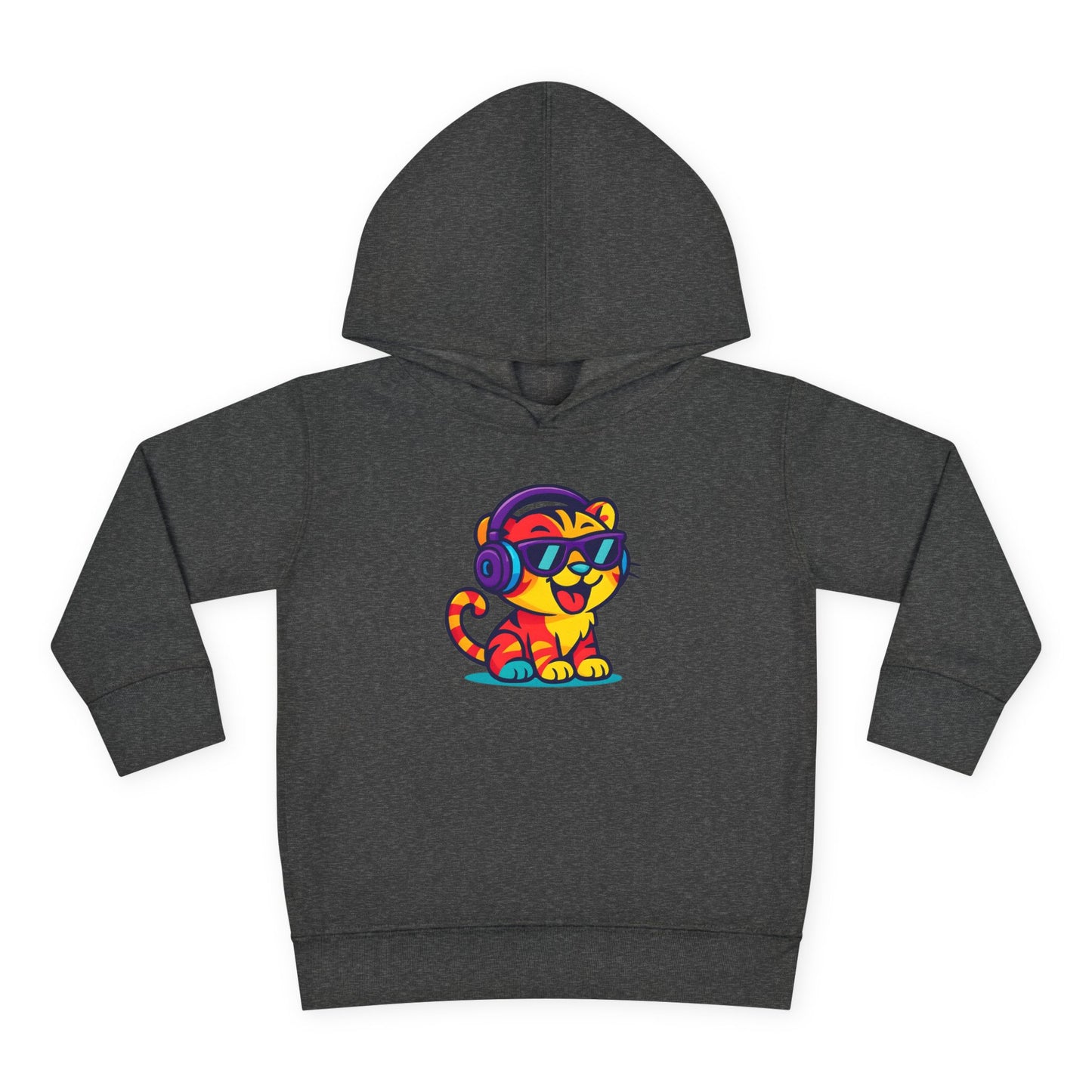 Colorful Tiger Hoodie for Toddlers | Fun Pullover for Kids, Cute Toddler Apparel, Kids' Gift, Birthday Present, Playtime Wear
