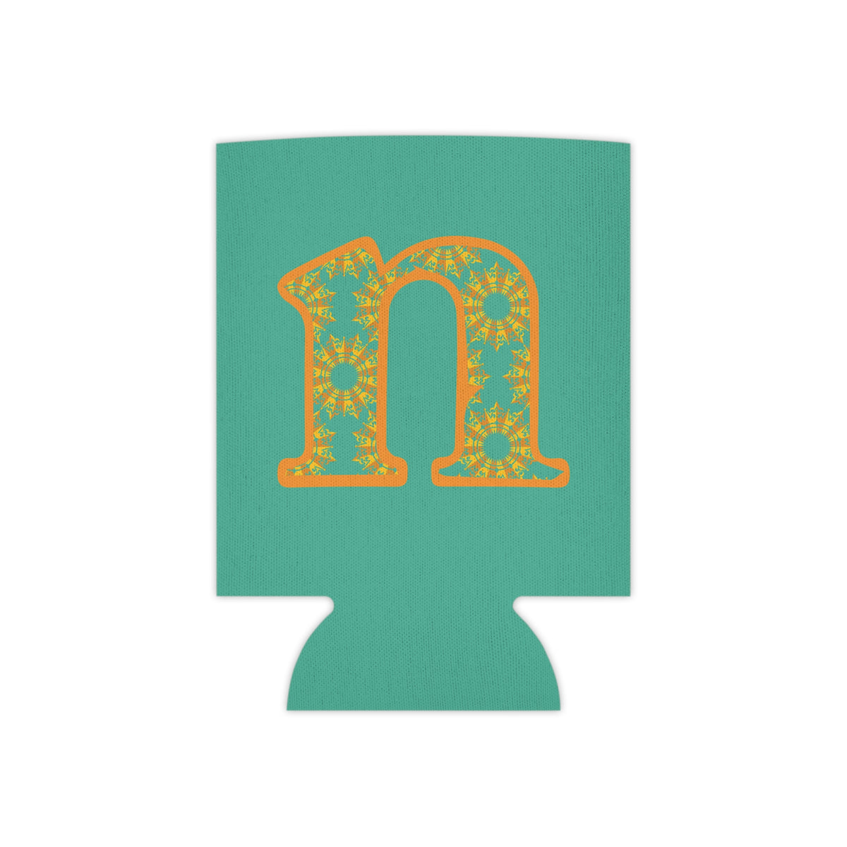 Vibrant Initial Can Cooler, Personalized Party Favor, Summer BBQ Accessory, Custom Drink Sleeve, Gift for Him/Her