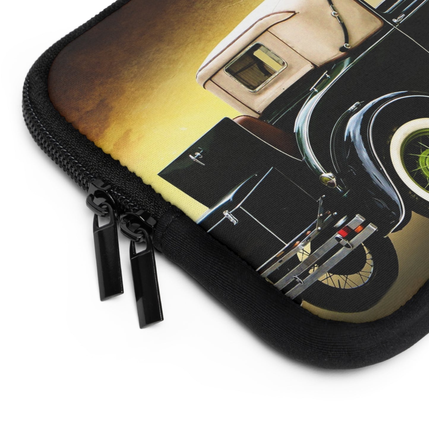Vintage Car Laptop Sleeve - Perfect Gift for Auto Enthusiasts, Tech Accessories, Travel Essentials, Back to School