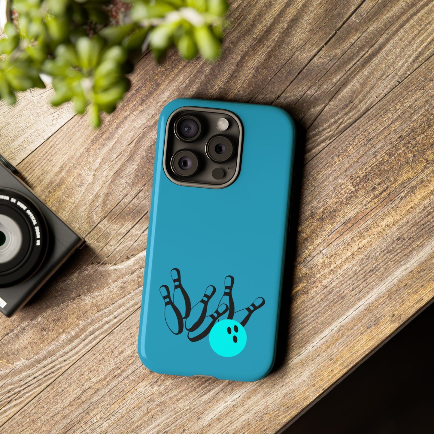 Bowling Phone Case, Tough Cases for Bowling Enthusiasts, Fun Gift for Bowlers, Unique Phone Accessory, Sports Themed Cases