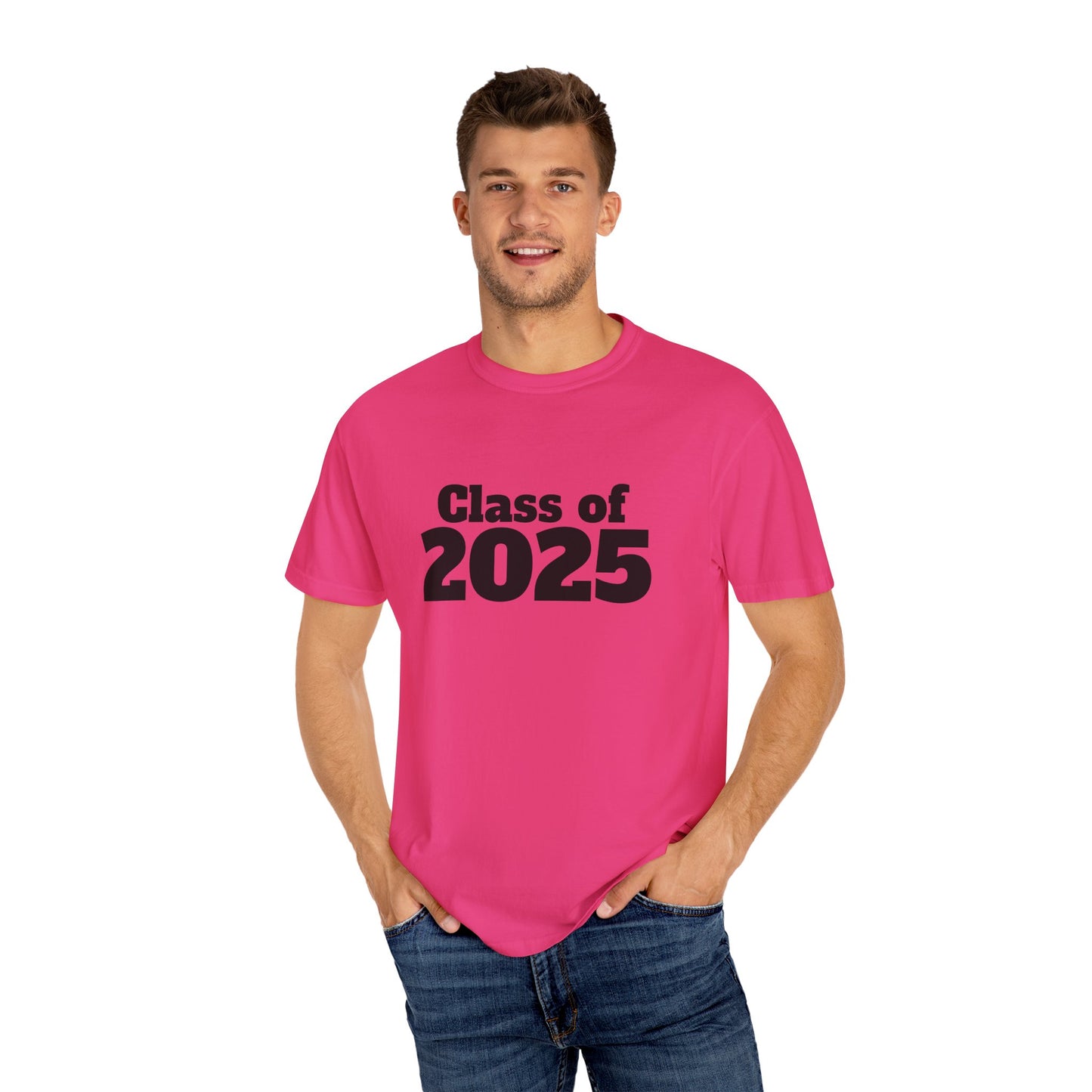 Class of 2025 Unisex Garment-Dyed T-Shirt, Graduation Gift, Back to School Tee