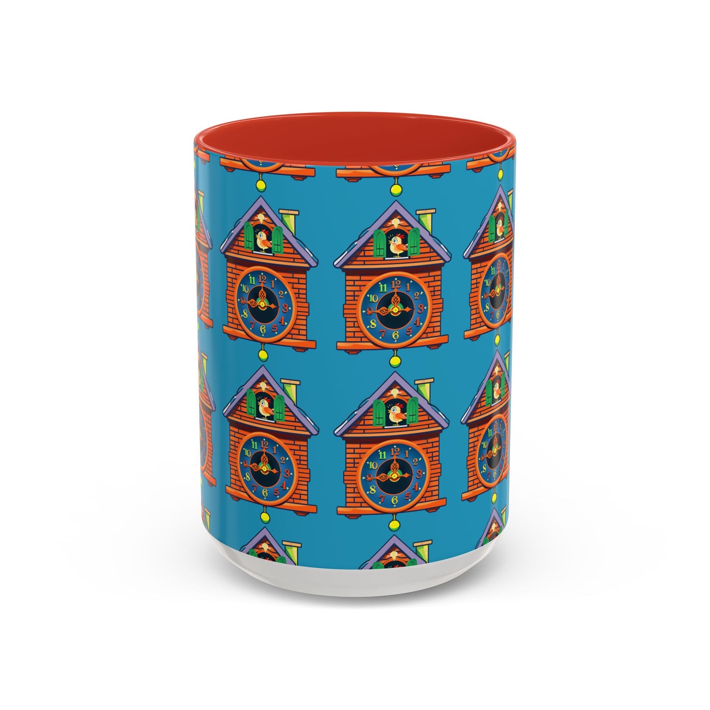 Whimsical Clock House Coffee Mug Unique Gift for Home Decor