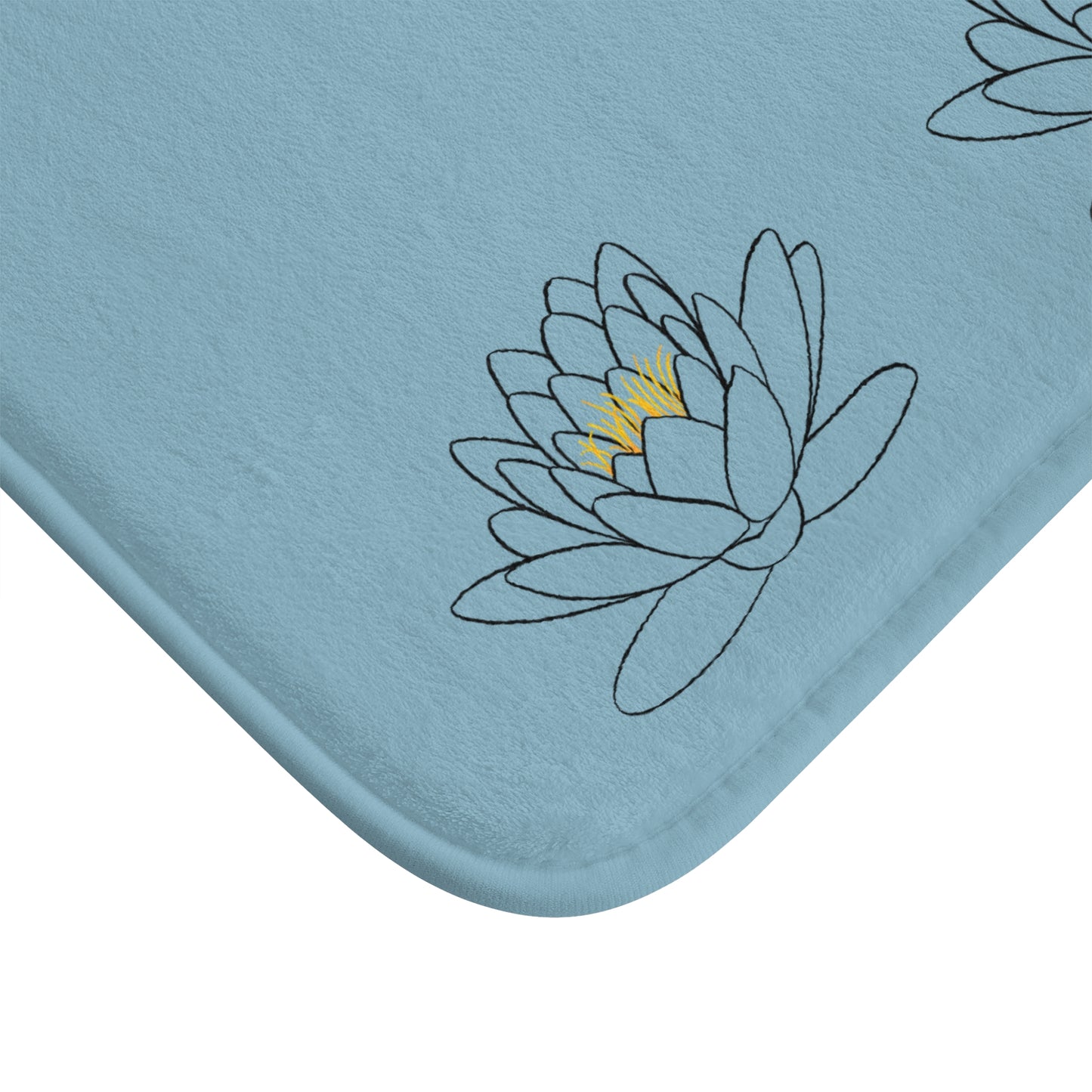 Tranquil Lotus Bath Mat - Spa Vibe, Bathroom Decor, Home Relaxation, Gift for Her, Yoga Accessories