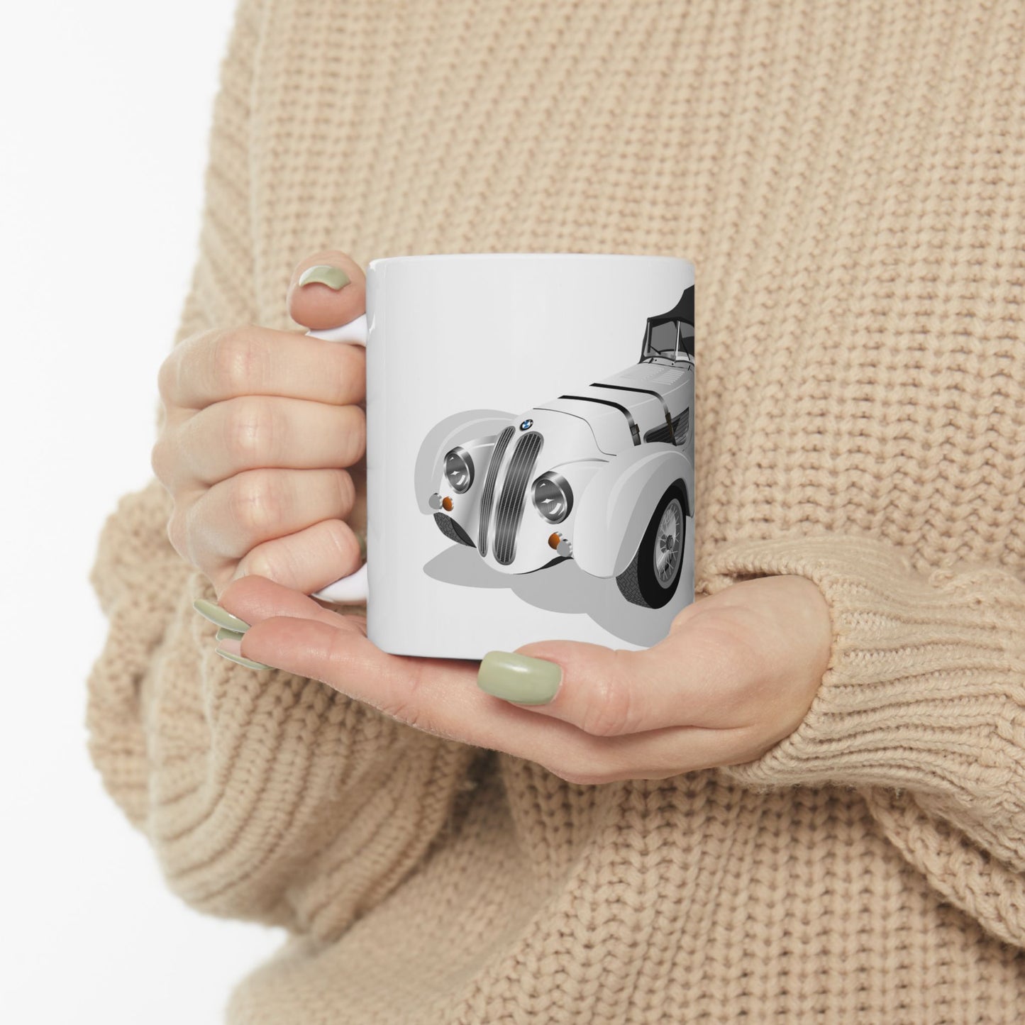 Vintage Car Ceramic Mug | Classic Car Lover Gift | Coffee Mug | Retro Auto Drinkware | 11oz 15oz
