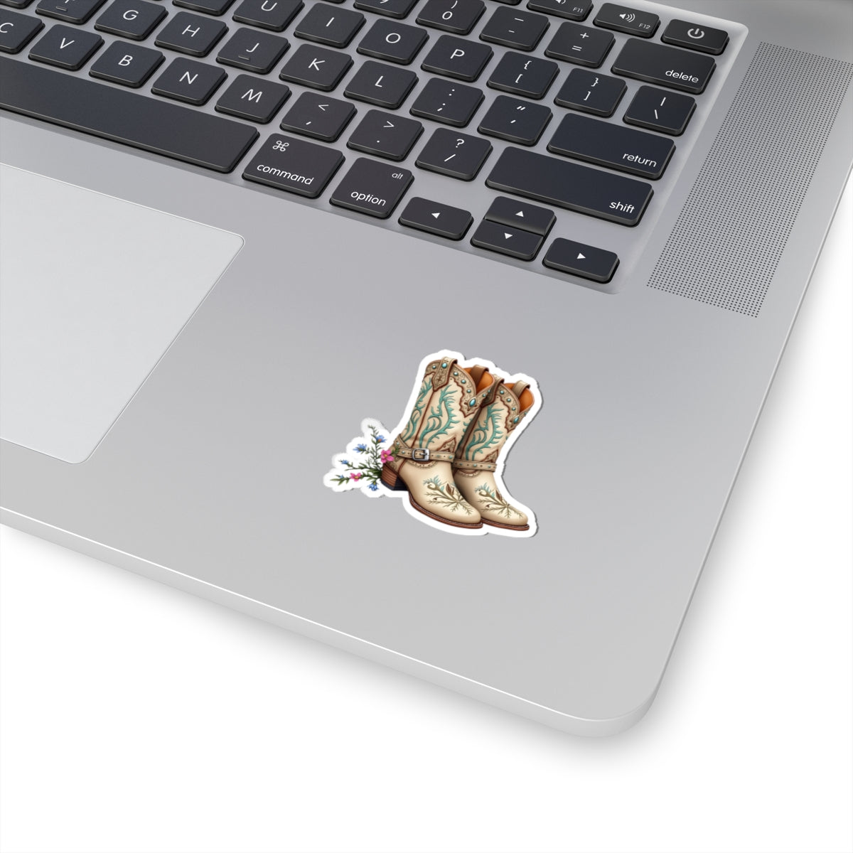 Cowboy Boot Kiss-Cut Stickers - Western Decor, Cute Gifts for Country Lovers, Laptop Stickers, Phone Case Accessories