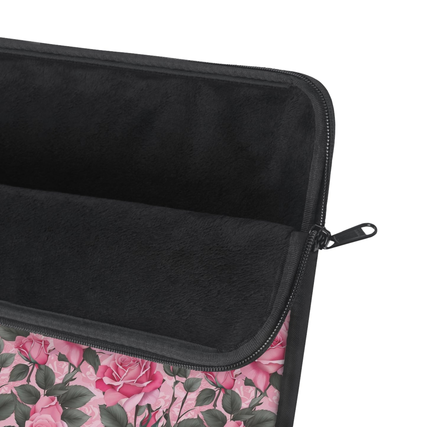 Floral Laptop Sleeve - Elegant Rose Design, Computer Case, Gifts for Her, Stylish Office Accessory, Mother's Day