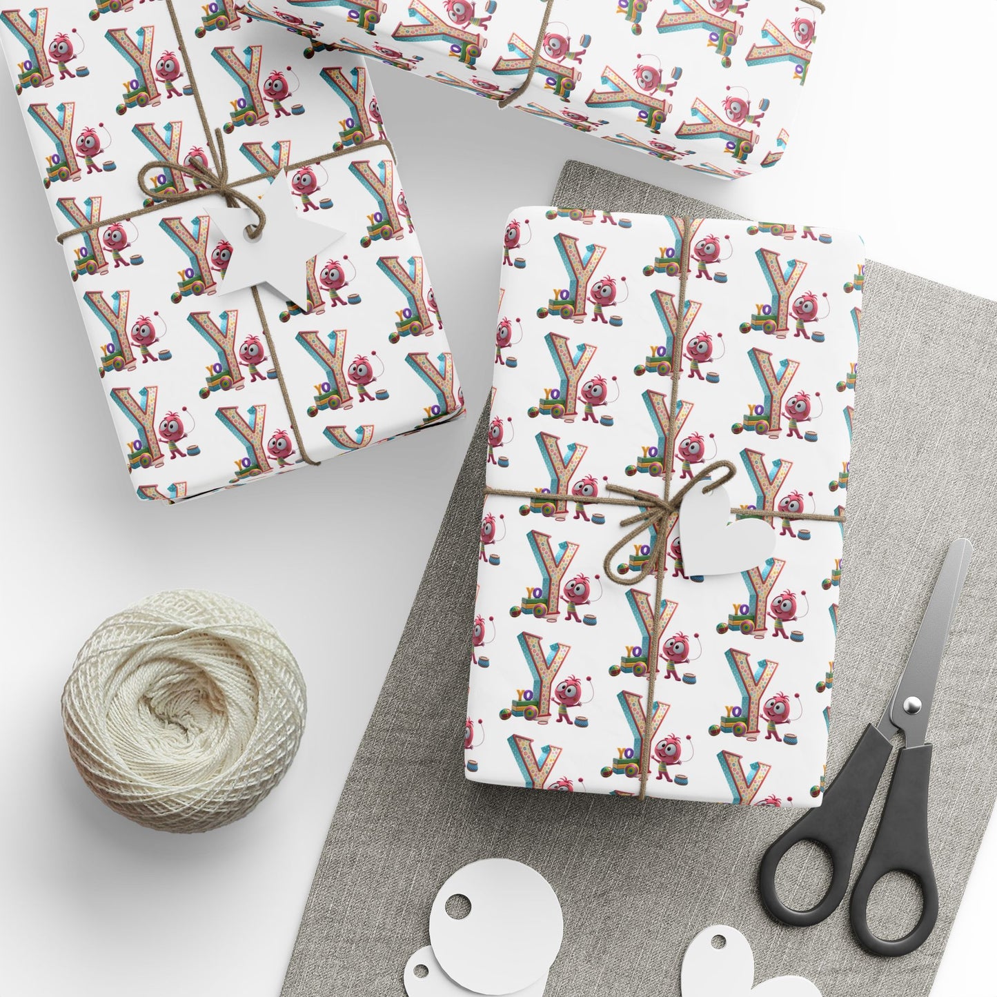 Charming Wrapping Paper for All Occasions, Gift Wrap, Party Supplies, Holiday Wrapping, Eco-Friendly Gift Wrap