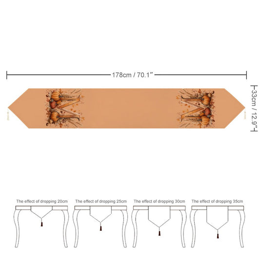 Table Runner - Letter M
