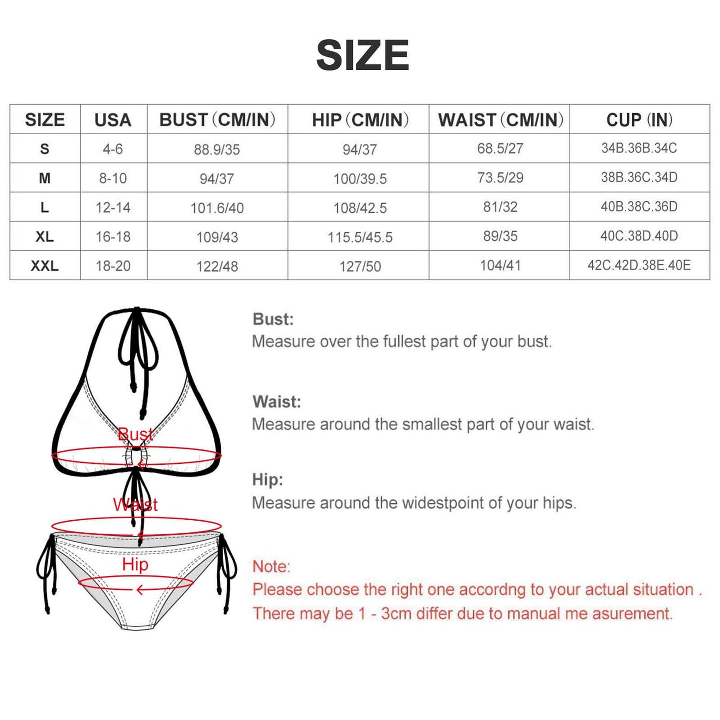 Halter Tie Front Bikini Set