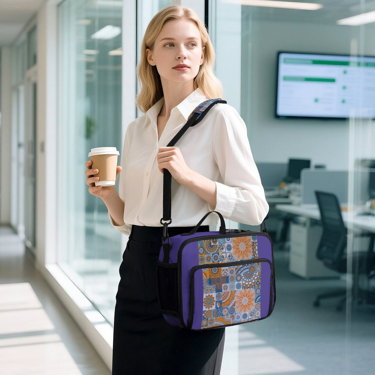 Custom Print Large Capacity Lunch Bag