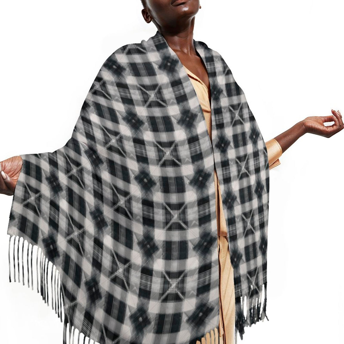 Cashmere-like Tassel Scarf
