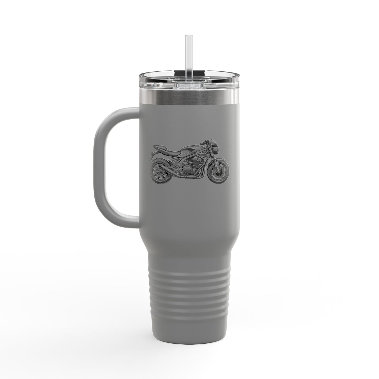 Motorcycle Insulated Travel Mug, 40oz - Perfect Gift for Bikers, Outdoor Adventures, Road Trips, and Daily Commutes