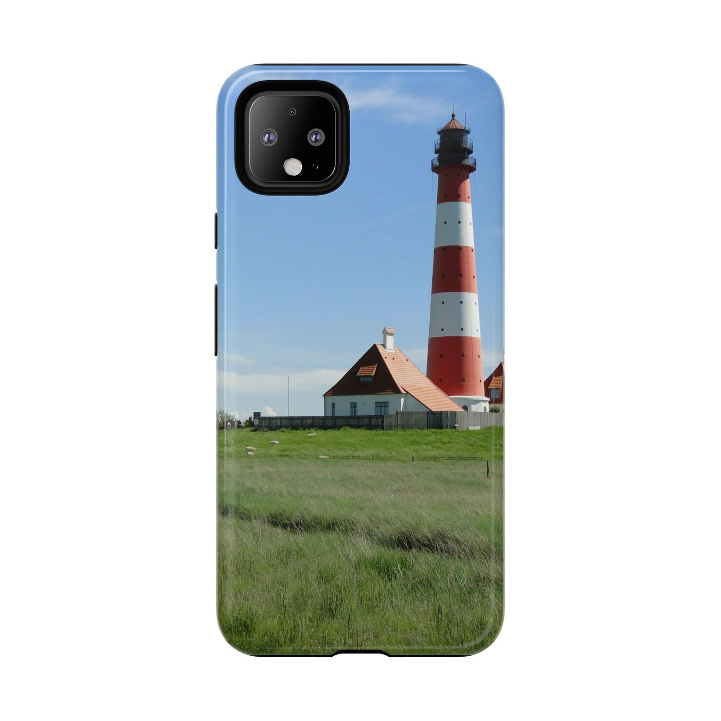 Lighthouse Phone Case - Coastal Vibes, Nautical Gift, Ocean Lover Accessory, Beach Aesthetic, Customizable Design