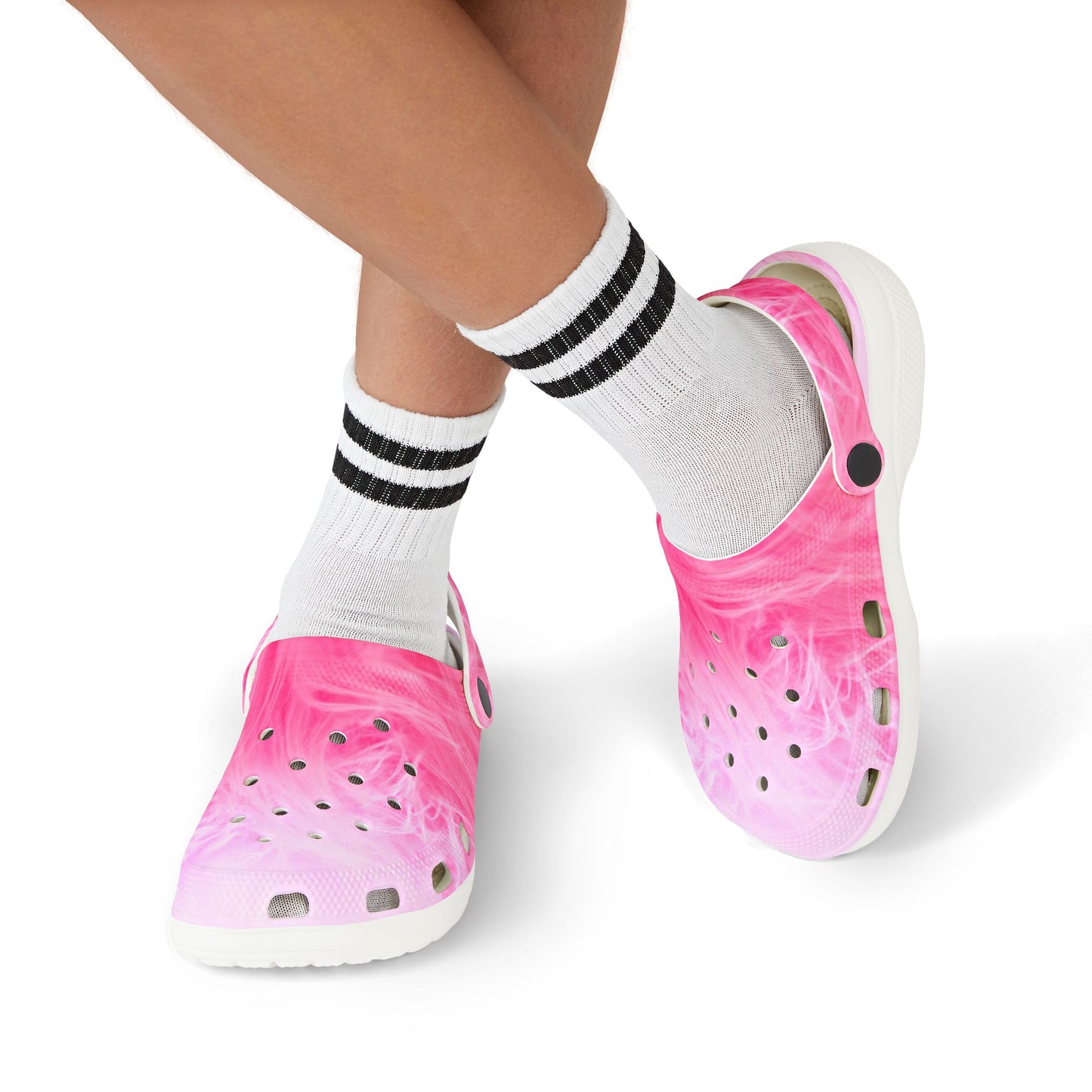 Whimsical Pink Clogs for Kids, Fun Footwear for Play, Summer Slip-Ons, Kids Outdoor Shoes, Perfect for Beach Days, Birthday Gift