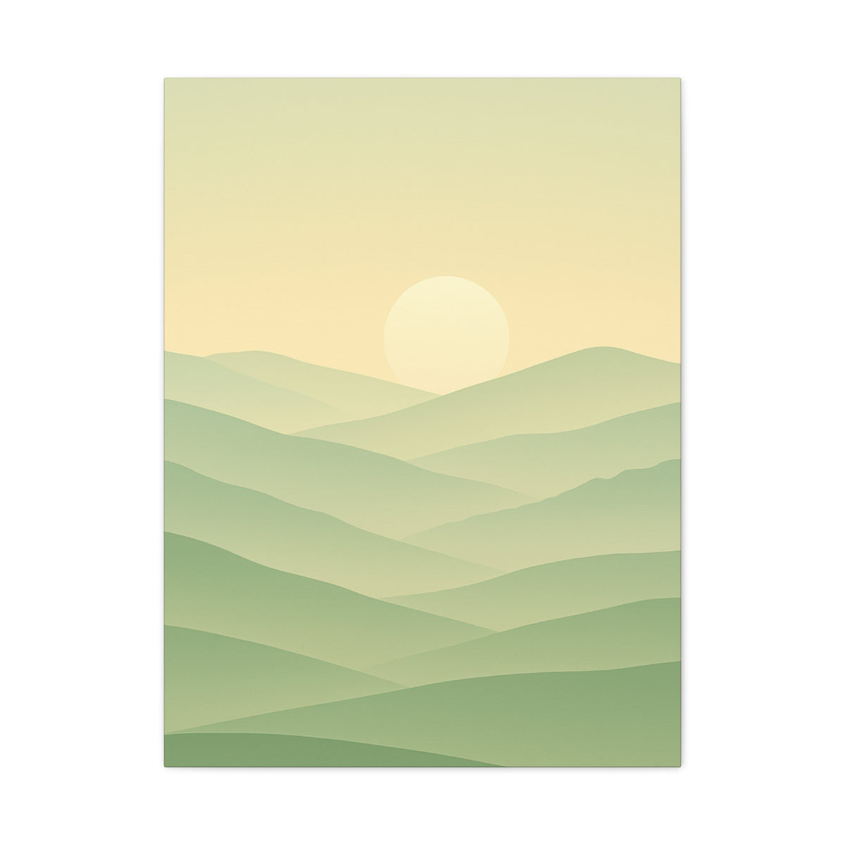 Matte Canvas, Stretched, 1.25" Sunset or Sunrise