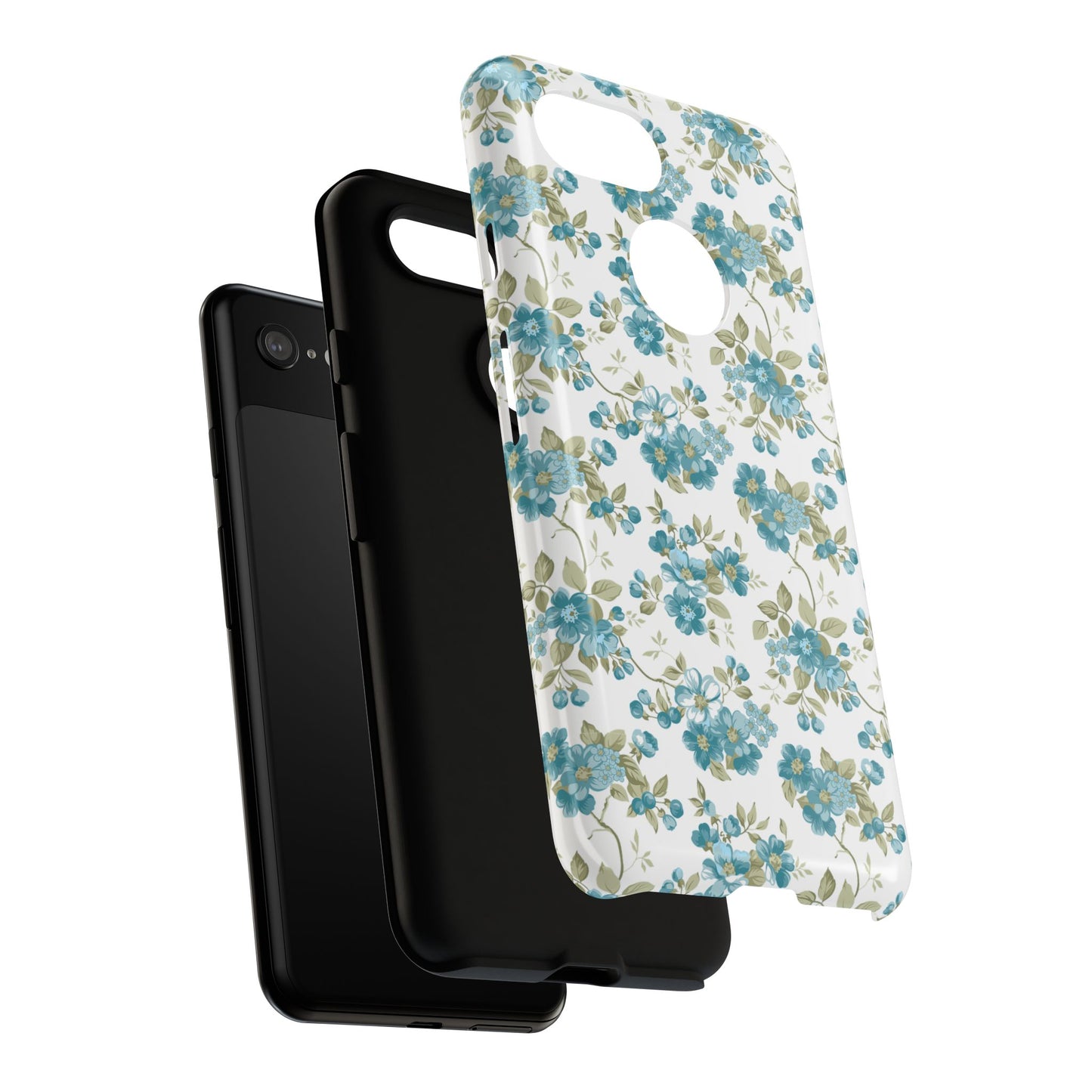Floral Phone Case - Tough Cases, Durable Phone Cover, Cute Floral Design, Gift for Her, Trendy Phone Accessory, Spring Style