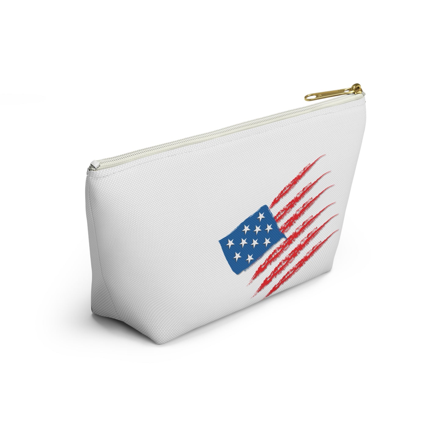 Patriotic Accessory Pouch | USA Flag Design for Everyday Use, Travel, Gifts, 4th of July, Memorial Day, Fun Accessories