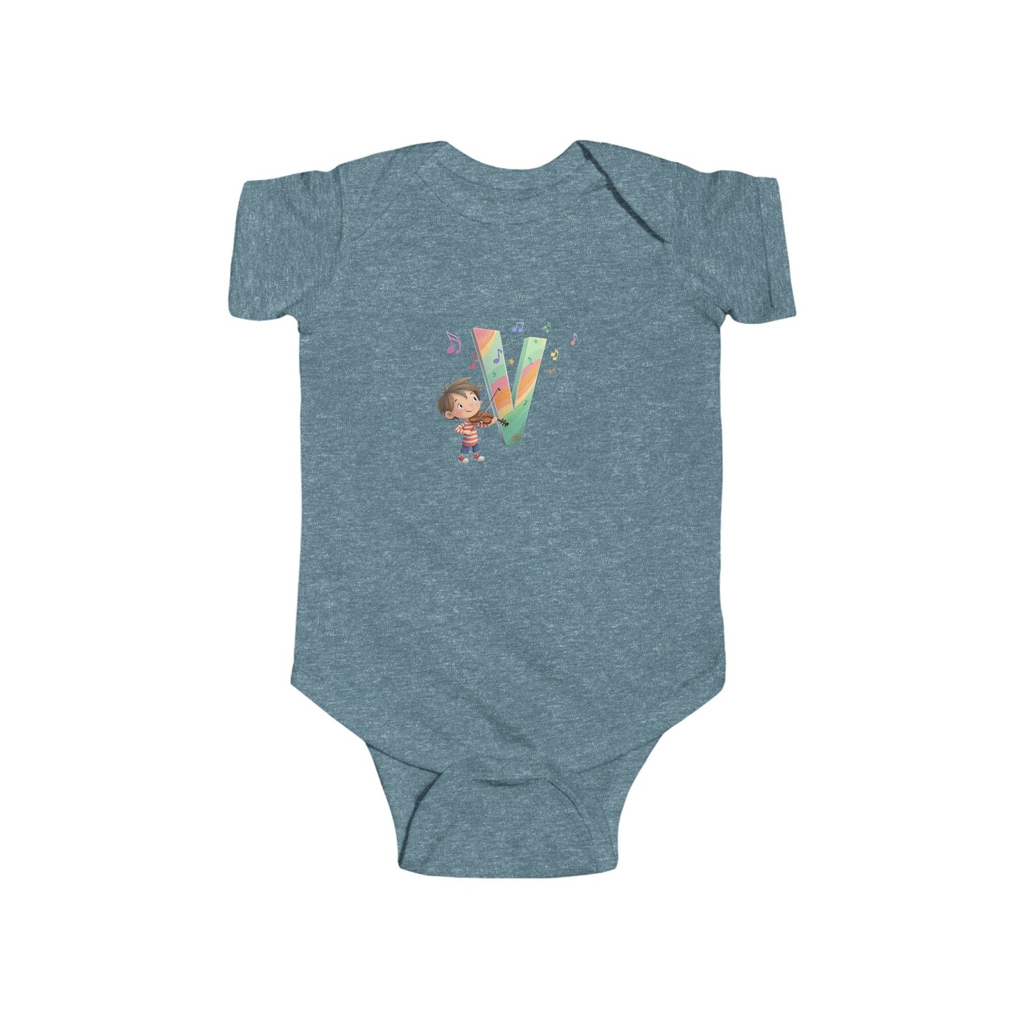 Colorful Musical Infants Bodysuit, Baby Onesie, Cute Baby Gift, Toddler Apparel, Baby Shower, Nursery Decor, Fun Music Theme