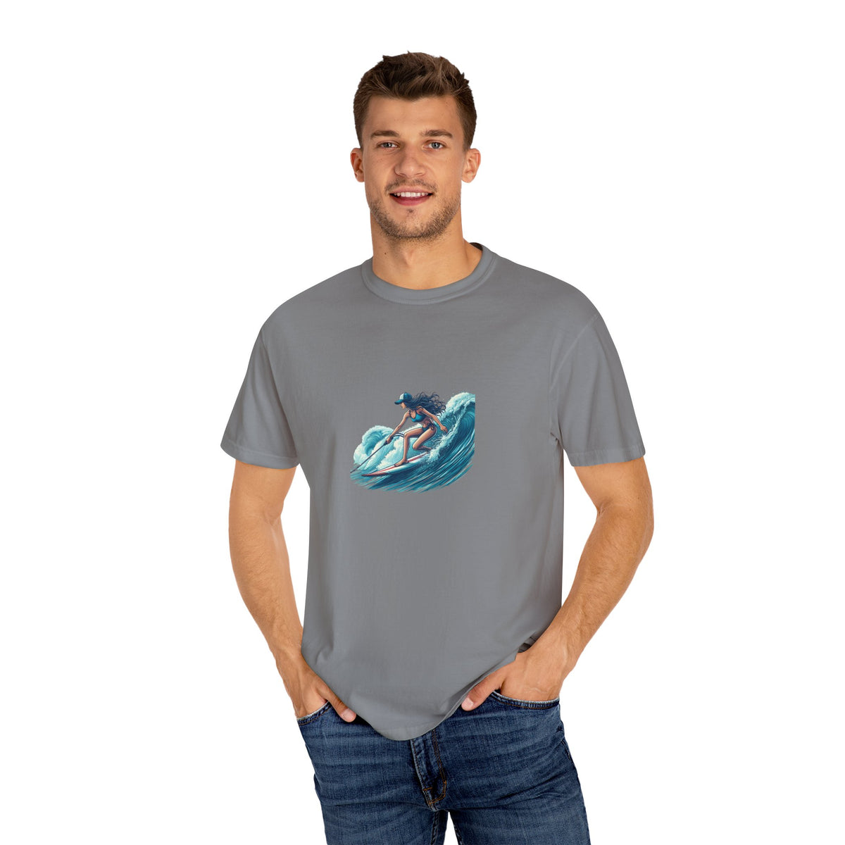 California Surf Style T-Shirt, Unisex Beach Tee, Vintage California Graphic Shirt, Summer Casual Wear, Surfing Enthusiasts Apparel