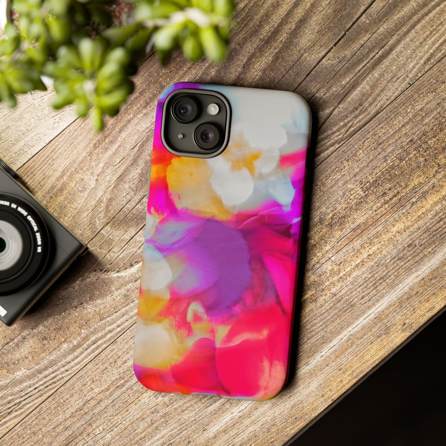 Floral Phone Case: Stylish Art for Your Device, Tough Cases, Gift for Her, Flower Print, Trendy Accessories, Phone Protection